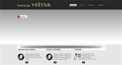 Desktop Screenshot of bravarija-vestar.com